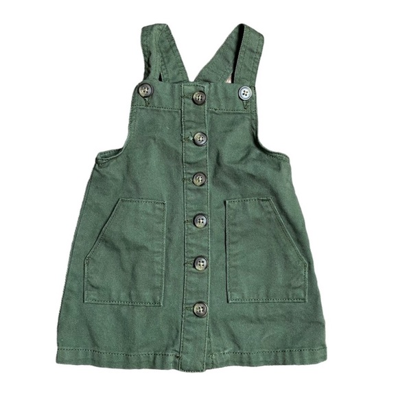 Wonder Nation | 2pc Jumper Dress Set Size 18M Animal Print Green Bundle - Picture 7 of 11